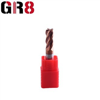 55HRC 4 Ffliwt Melin Pen Fflat